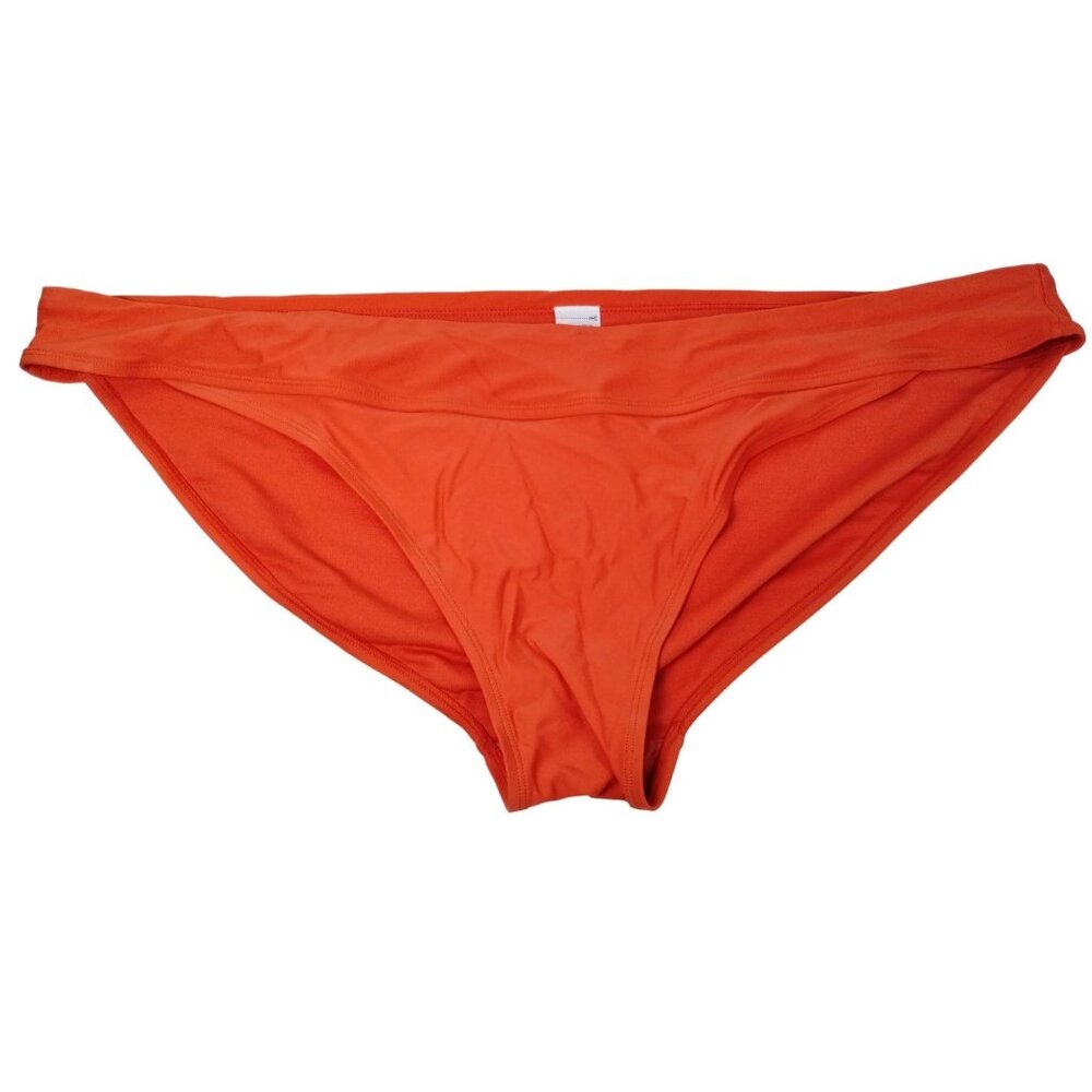 Time and True Womens 3XL Tomato Soup Mid Rise Bikini Bottom New without Tags